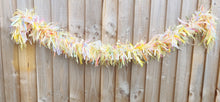 Load image into Gallery viewer, 1.5m Yellow Ribbon Tufty Garland