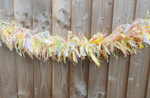 Load image into Gallery viewer, 1.5m Yellow Ribbon Tufty Garland