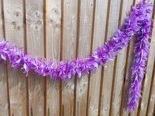 Load image into Gallery viewer, 3 Metre Dreamy Purple Tufty Garland