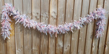 Load image into Gallery viewer, 2m pink and grey tufty garland