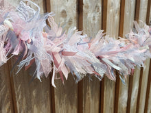 Load image into Gallery viewer, 2m pink and grey tufty garland