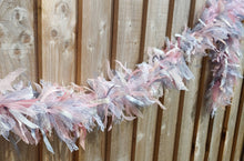 Load image into Gallery viewer, 2m pink and grey tufty garland
