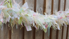 Load image into Gallery viewer, 1.5m green shabby tufty garland