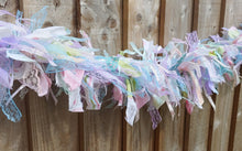 Load image into Gallery viewer, 1.5m shabby blue tufty garland