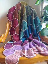 Load image into Gallery viewer, Rainbow Hex Blanket