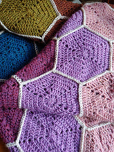 Load image into Gallery viewer, Rainbow Hex Blanket