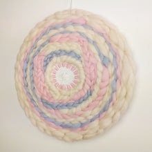Load image into Gallery viewer, Pink Grey Circle Weave