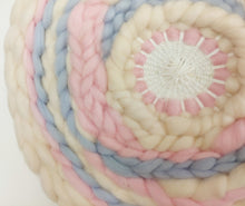 Load image into Gallery viewer, Pink Grey Circle Weave