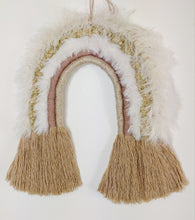 Load image into Gallery viewer, Fluffy Shabby Chic Macrame Rainbow