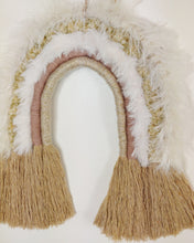 Load image into Gallery viewer, Fluffy Shabby Chic Macrame Rainbow