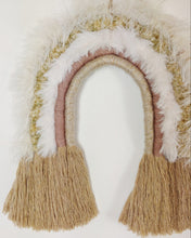 Load image into Gallery viewer, Fluffy Shabby Chic Macrame Rainbow