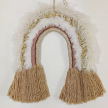 Load image into Gallery viewer, Fluffy Shabby Chic Macrame Rainbow