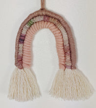 Load image into Gallery viewer, Small Rose Gold Macrame Rainbow
