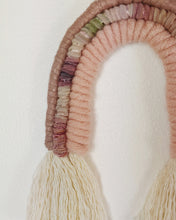 Load image into Gallery viewer, Small Rose Gold Macrame Rainbow