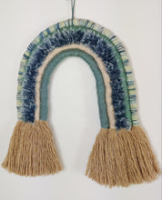Load image into Gallery viewer, Teal Macrame Rainbow