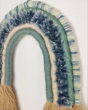 Load image into Gallery viewer, Teal Macrame Rainbow