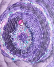 Load image into Gallery viewer, Purple Yoni Circle Weave