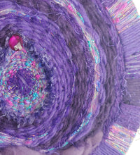 Load image into Gallery viewer, Purple Yoni Circle Weave