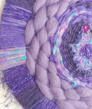 Load image into Gallery viewer, Purple Yoni Circle Weave