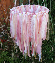 Load image into Gallery viewer, Rose gold lace chandelier