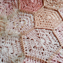 Load image into Gallery viewer, Rose Quartz Hex Blanket