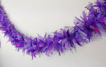 Load image into Gallery viewer, 3 Metre Dreamy Purple Tufty Garland