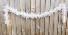 Load image into Gallery viewer, 2 Metre White Cream Lace Tufty Garland

