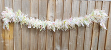 Load image into Gallery viewer, 1.5m green shabby tufty garland
