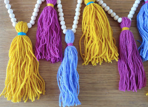 Bright Llama Tassel Garland