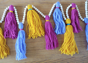Bright Llama Tassel Garland