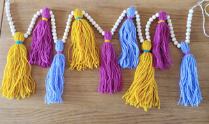Bright Llama Tassel Garland
