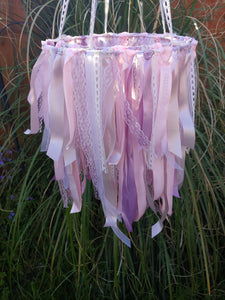 Mauve dreams lace chandelier