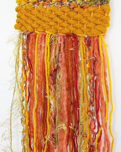 Small Aztec Orange Weaving