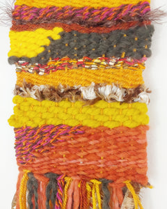 Small 70s Orange Weaving
