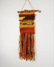 Load image into Gallery viewer, Small 70s Orange Weaving
