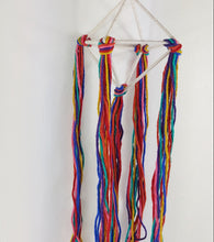 Load image into Gallery viewer, Geometric rainbow hanging ornament
