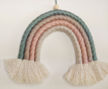 Load image into Gallery viewer, Rose Gold Macrame Rainbow
