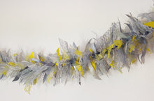 Load image into Gallery viewer, 3m Yellow and Grey Tufty Garland
