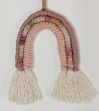 Load image into Gallery viewer, Small Rose Gold Macrame Rainbow
