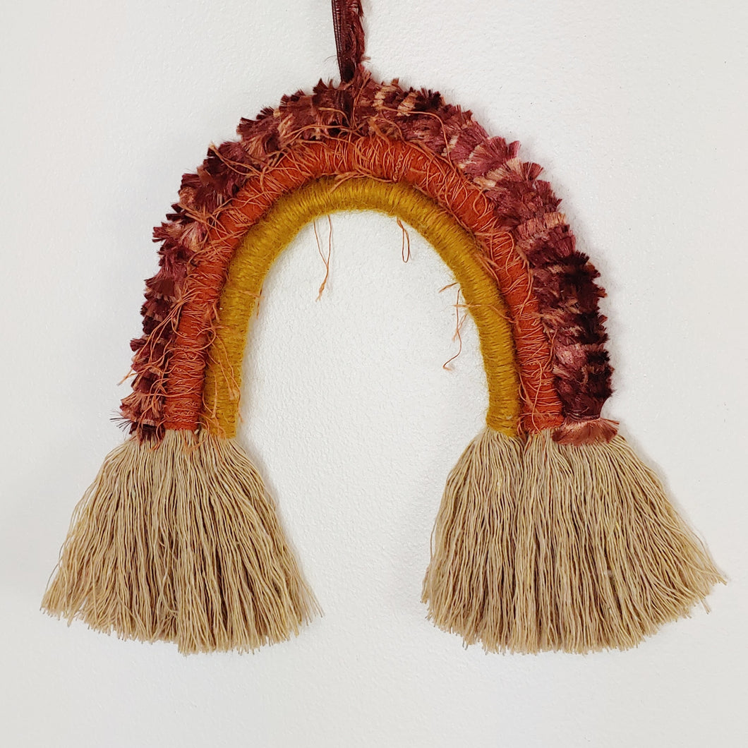 Pumpkin Macrame Rainbow