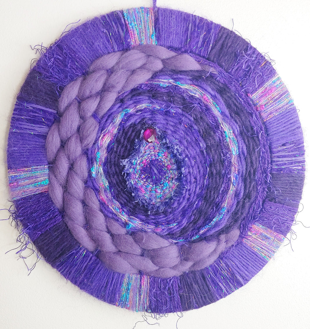 Purple Yoni Circle Weave
