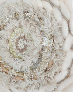 Neutral Circle Weave