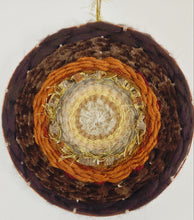 Load image into Gallery viewer, Brown Velvet 70s Circle Weave
