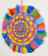 Load image into Gallery viewer, Bright Yellow Pom Circle Weave
