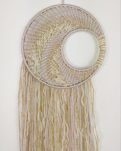 Gold and Cream Moon Weave