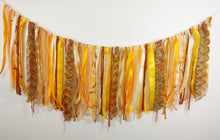 Load image into Gallery viewer, Yellow textile garland
