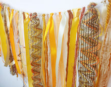 Load image into Gallery viewer, Yellow textile garland

