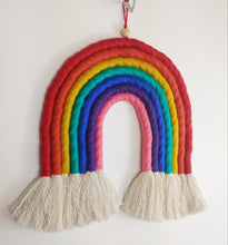 Load image into Gallery viewer, Bright Macrame Rainbow
