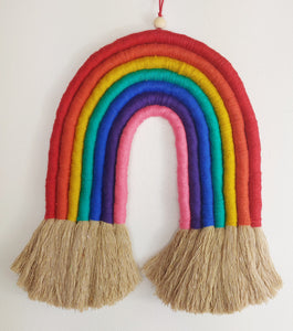 Bright Macrame Rainbow 2