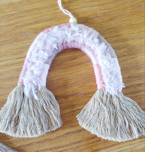 Pink Fluffy Weave Set